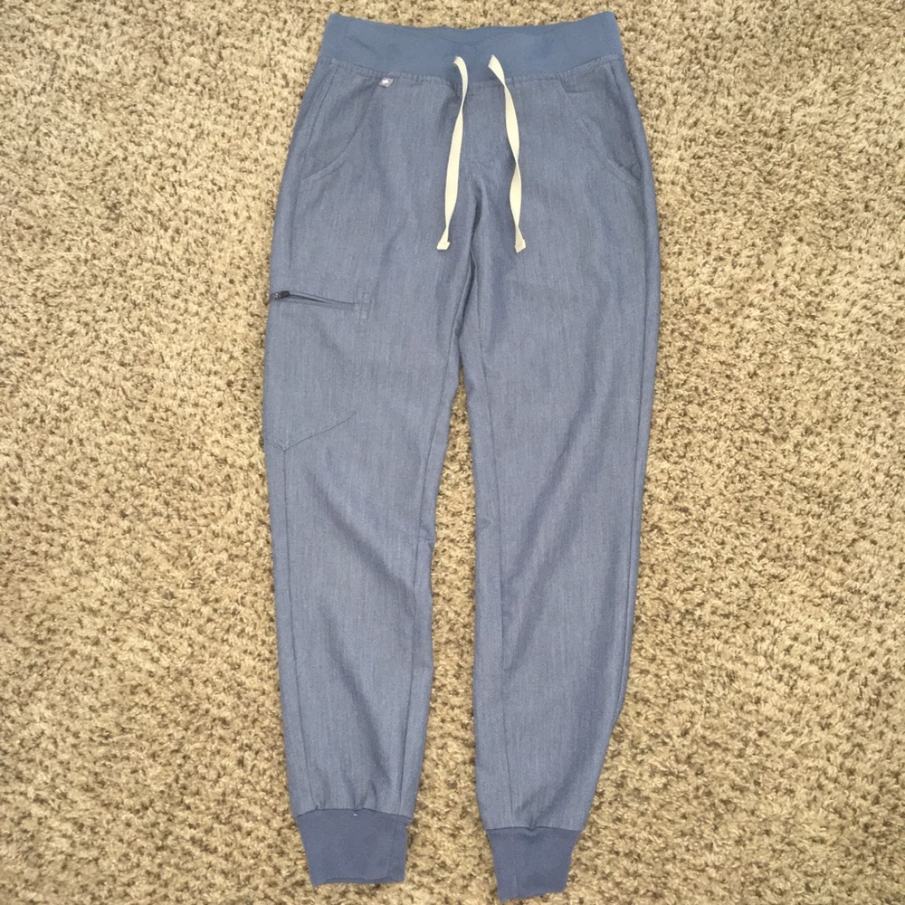 Figs Zamora Joggers Heather Denim XXS Petite